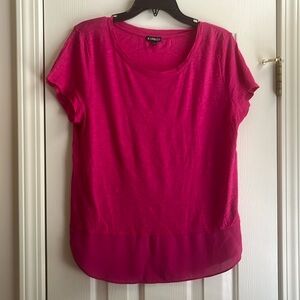 Express Mixed-Media Tee
